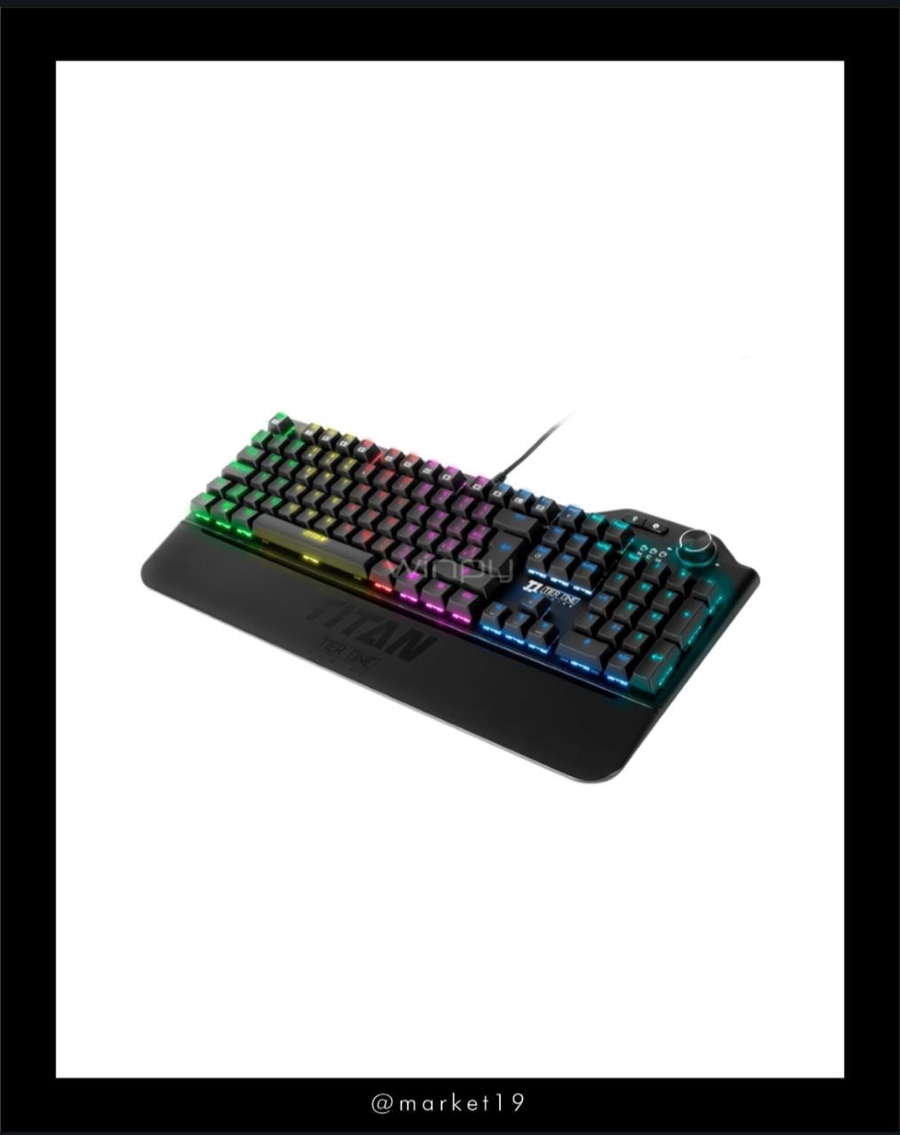 Teclado y Mouse Gamer 
Titan Tier One (Combo teclado + mouse) cod: 20022-2