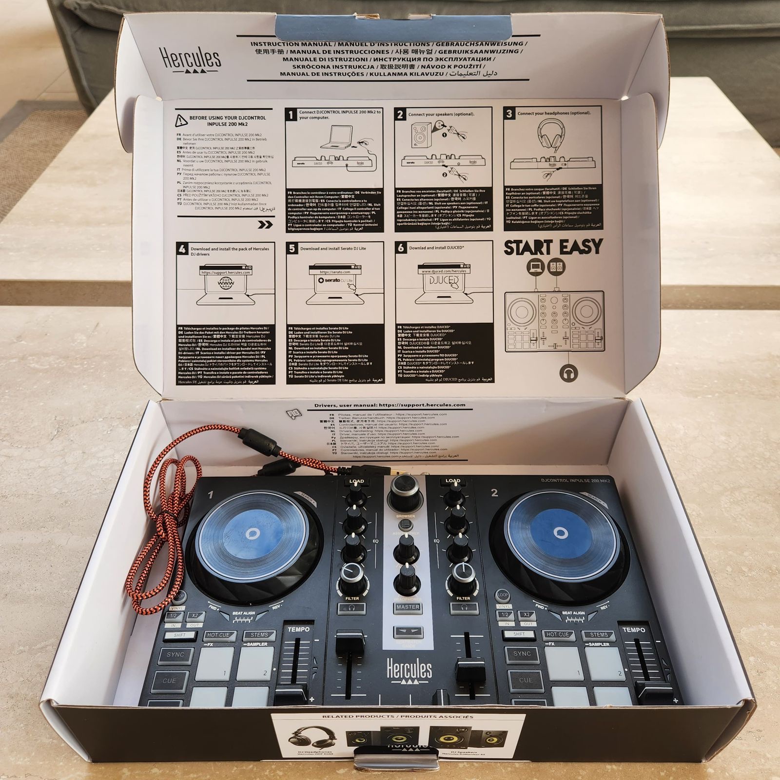 Hercules Dj Control Inpulse 200 cod: 21465-2 - Imagen 3