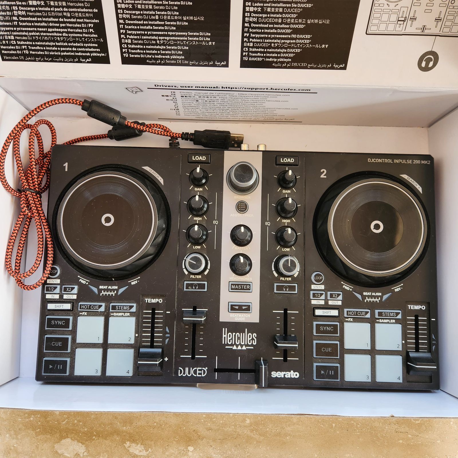 Hercules Dj Control Inpulse 200 cod: 21465-2 - Imagen 2