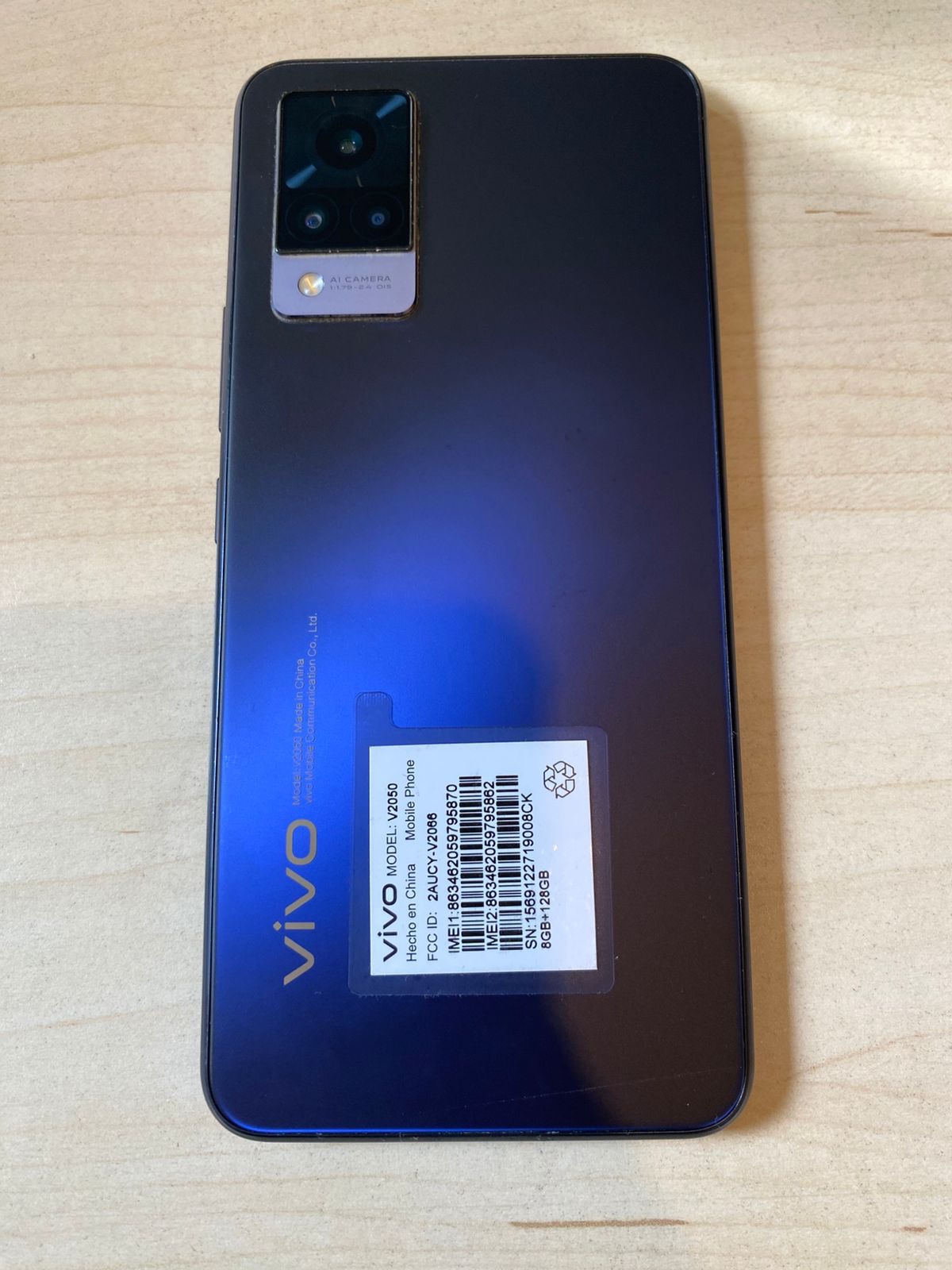 Vivo V21 Azul 128 GB cod: 21575-9 - Imagen 9