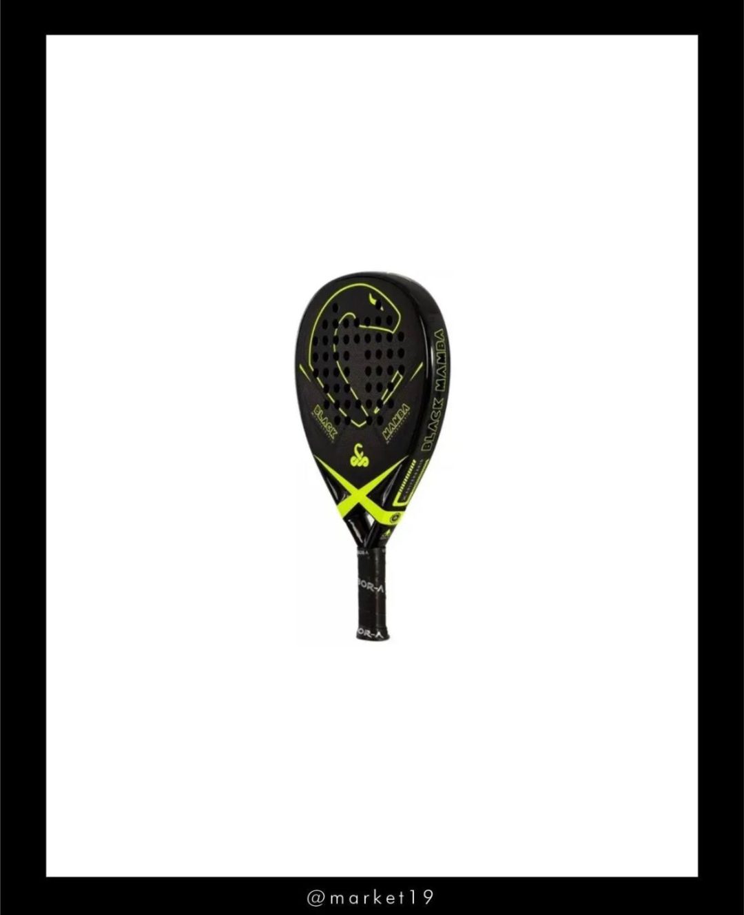Pala pádel víbora black mamba edición aniversario cod: 21539-2