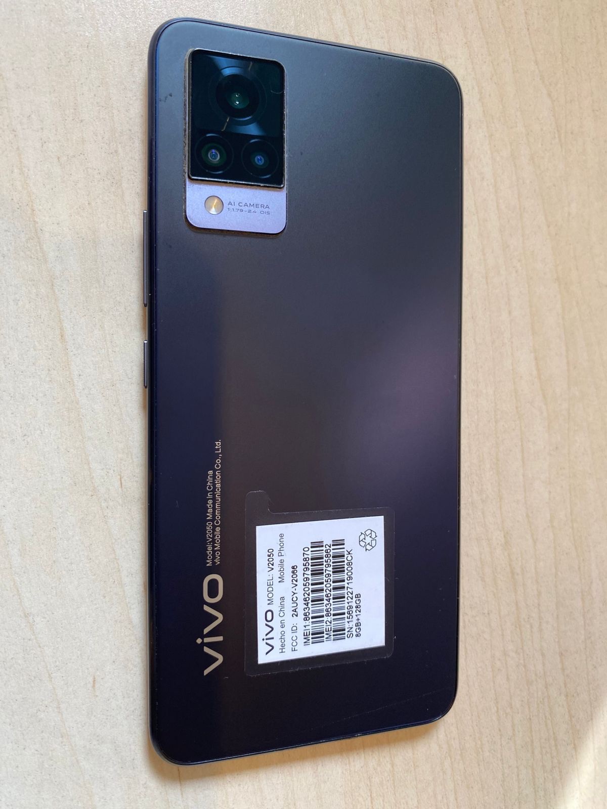 Vivo V21 Azul 128 GB cod: 21575-9 - Imagen 4