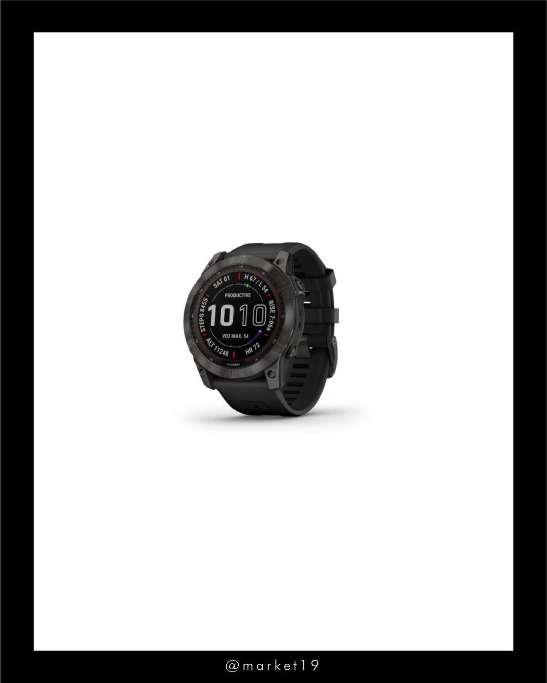 Garmin Fénix 7 Sapphire Solar Black Titanium 47mm Cod: 21777-3