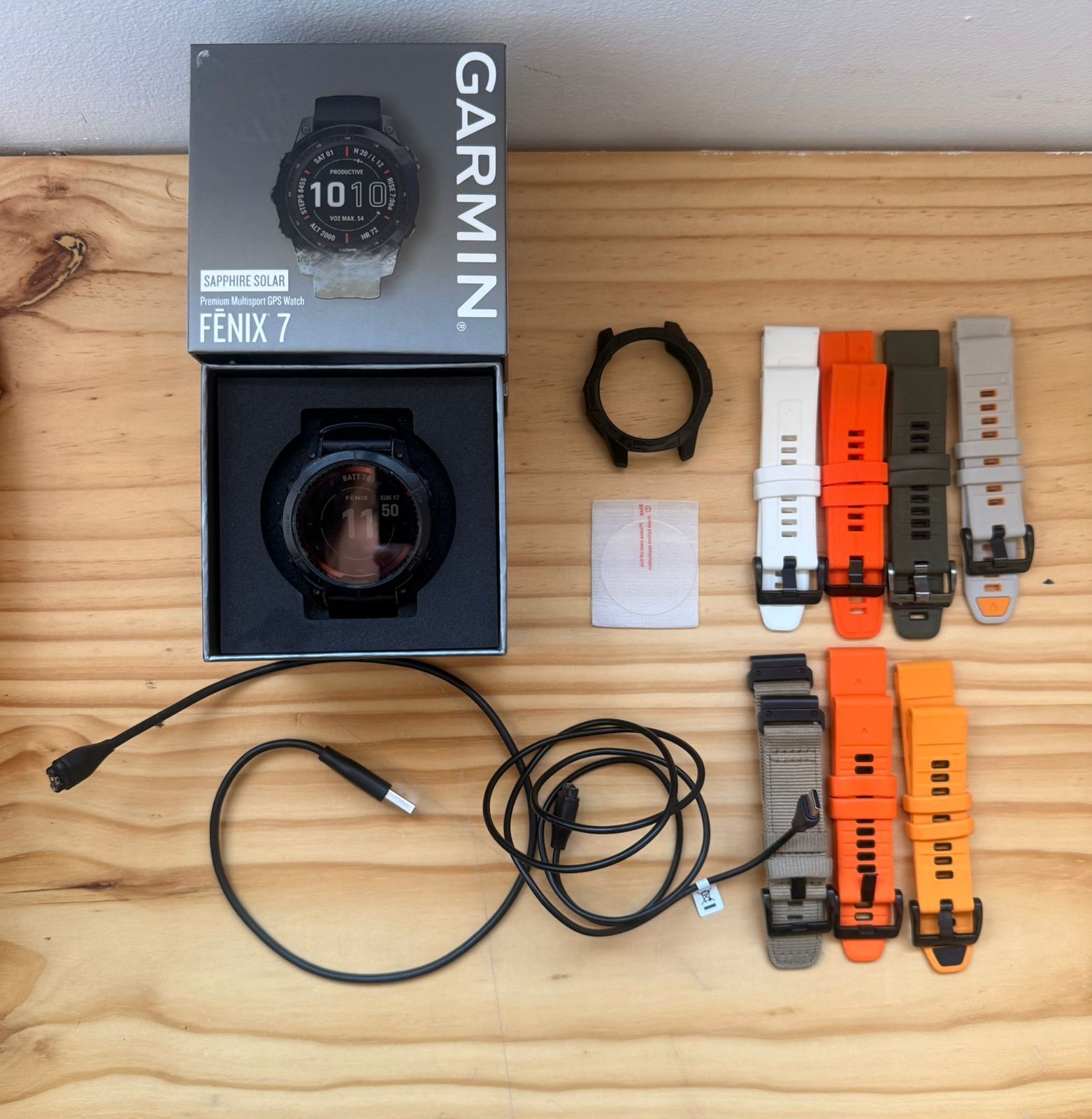 Garmin Fénix 7 Sapphire Solar Black Titanium 47mm Cod: 21777-3 - Imagen 4