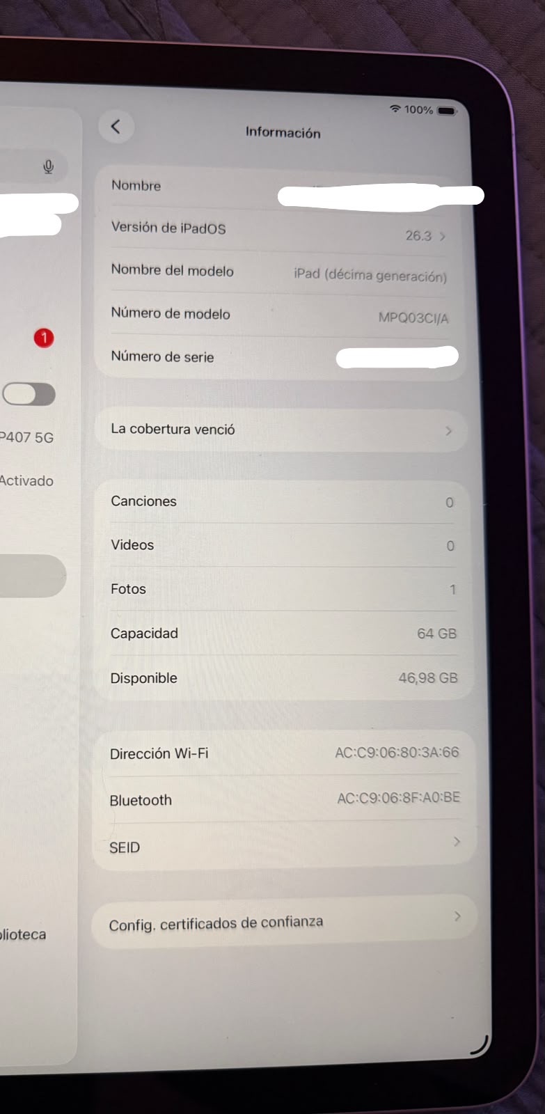 iPad 10ma Generación 64 GB WiFi cod: 21901-3 cod: 21901-3 - Imagen 11