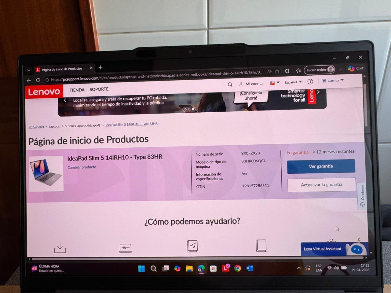 Lenovo IdeaPad Slim 5i 14” 2025 512 GB 16 GB RAM cod: 21916-2 - Imagen 10