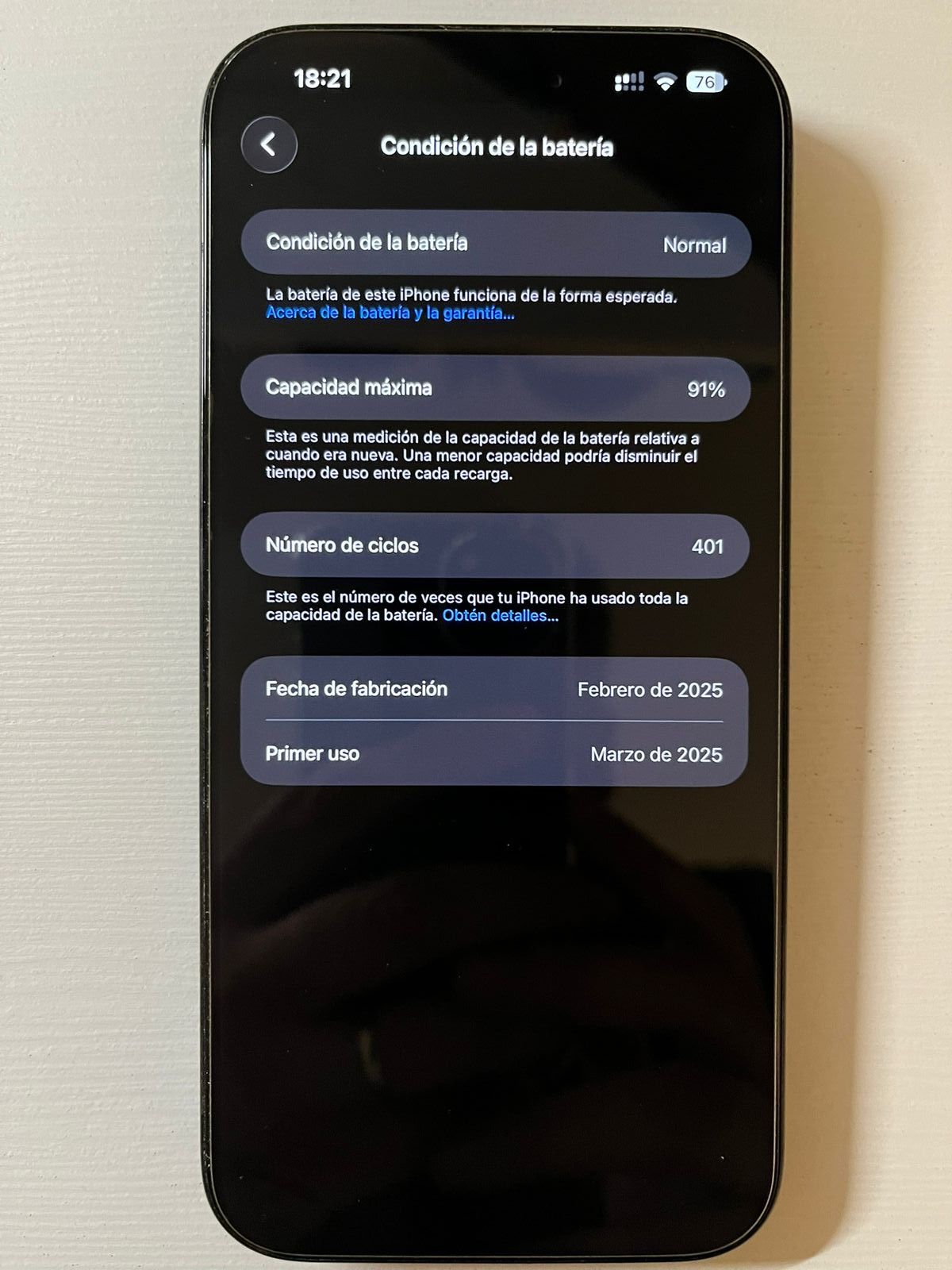 iPhone 16 Pro Max Titanio Negro 256 GB cod: 21951-2 - Imagen 8