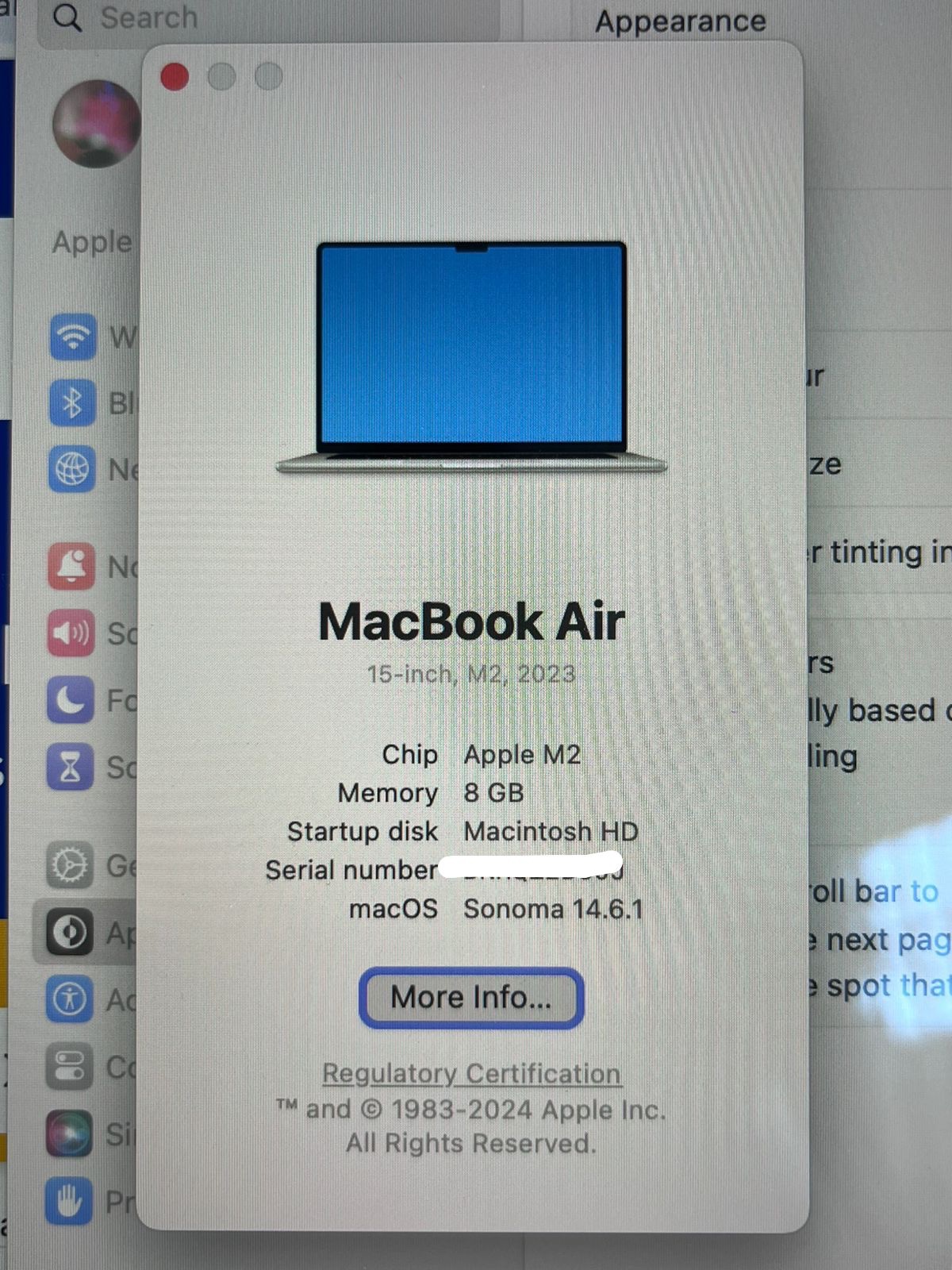 MacBook Air M2 15” 2022 256 GB 8 GB RAM cod: 21948-1 - Imagen 11