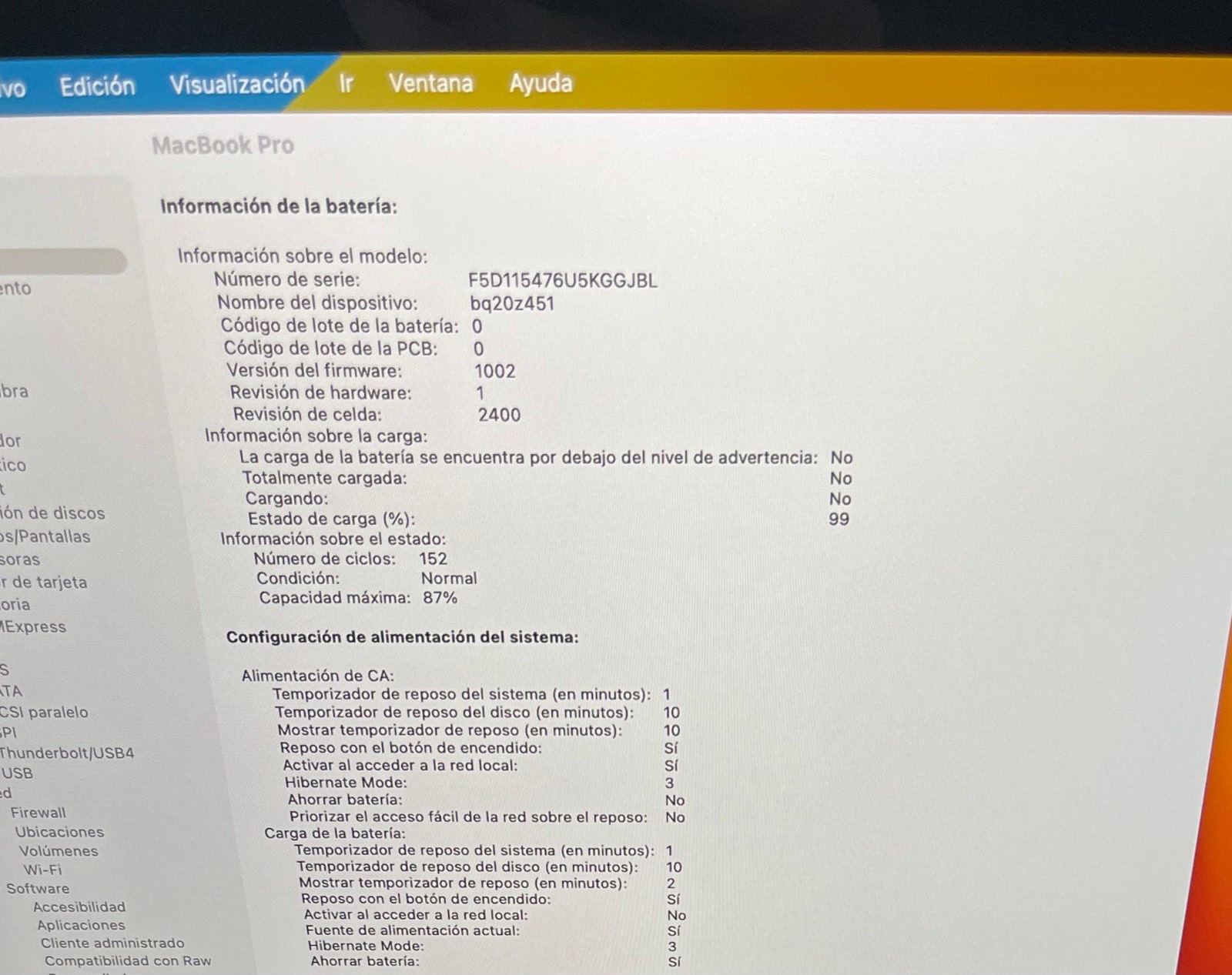 MacBook Pro M1 13” 2020 256 GB 8 GB RAM cod: 21874-13 - Imagen 13