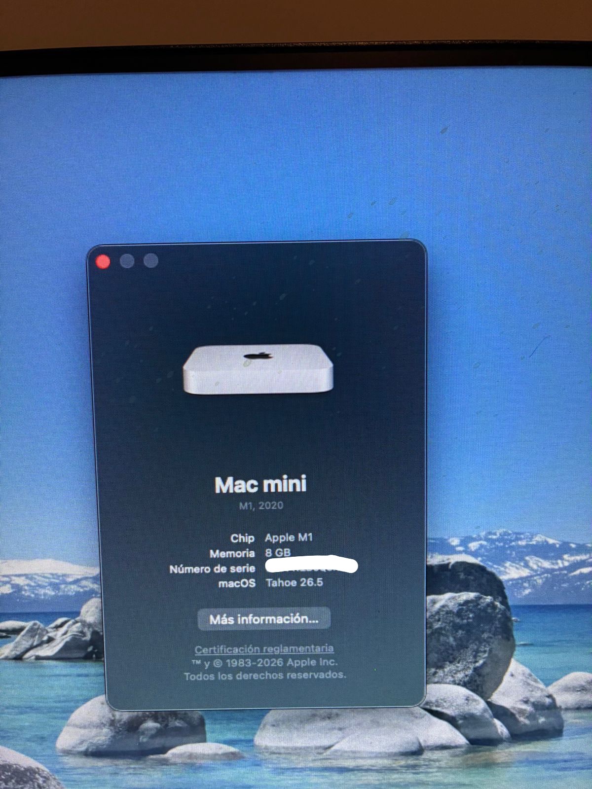 Mac Mini M1 2020 256 GB 8 GB RAM cod: 21861-4 - Imagen 10
