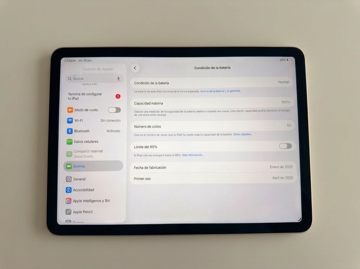 iPad Air M3 11” 1TB Cellular + WiFi cod: 22060-2 - Imagen 6