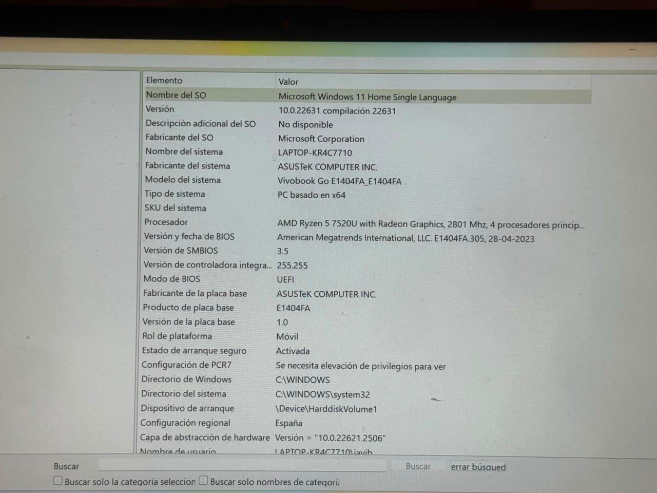 Asus Vivobook E1404FA 14” 2023 480 GB 8 GB RAM cod: 22106-2 - Imagen 10