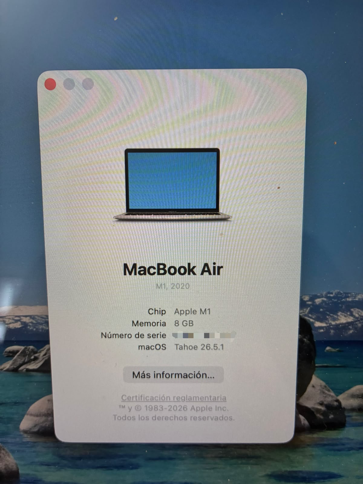 MacBook Air 13” M1 2020 256 GB 8 GB RAM cod: 22021-1 - Imagen 9