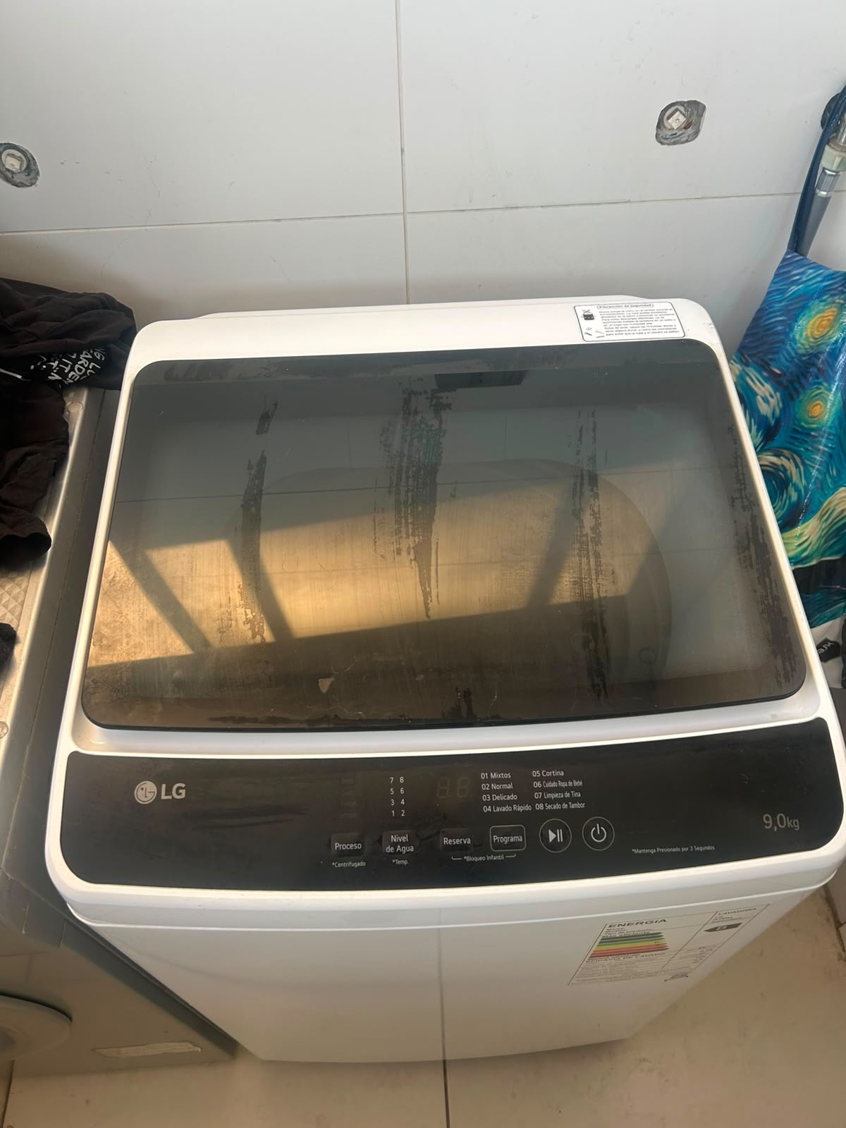 Lavadora LG Wt9WI 9kg cod: 22034-3 - Imagen 3
