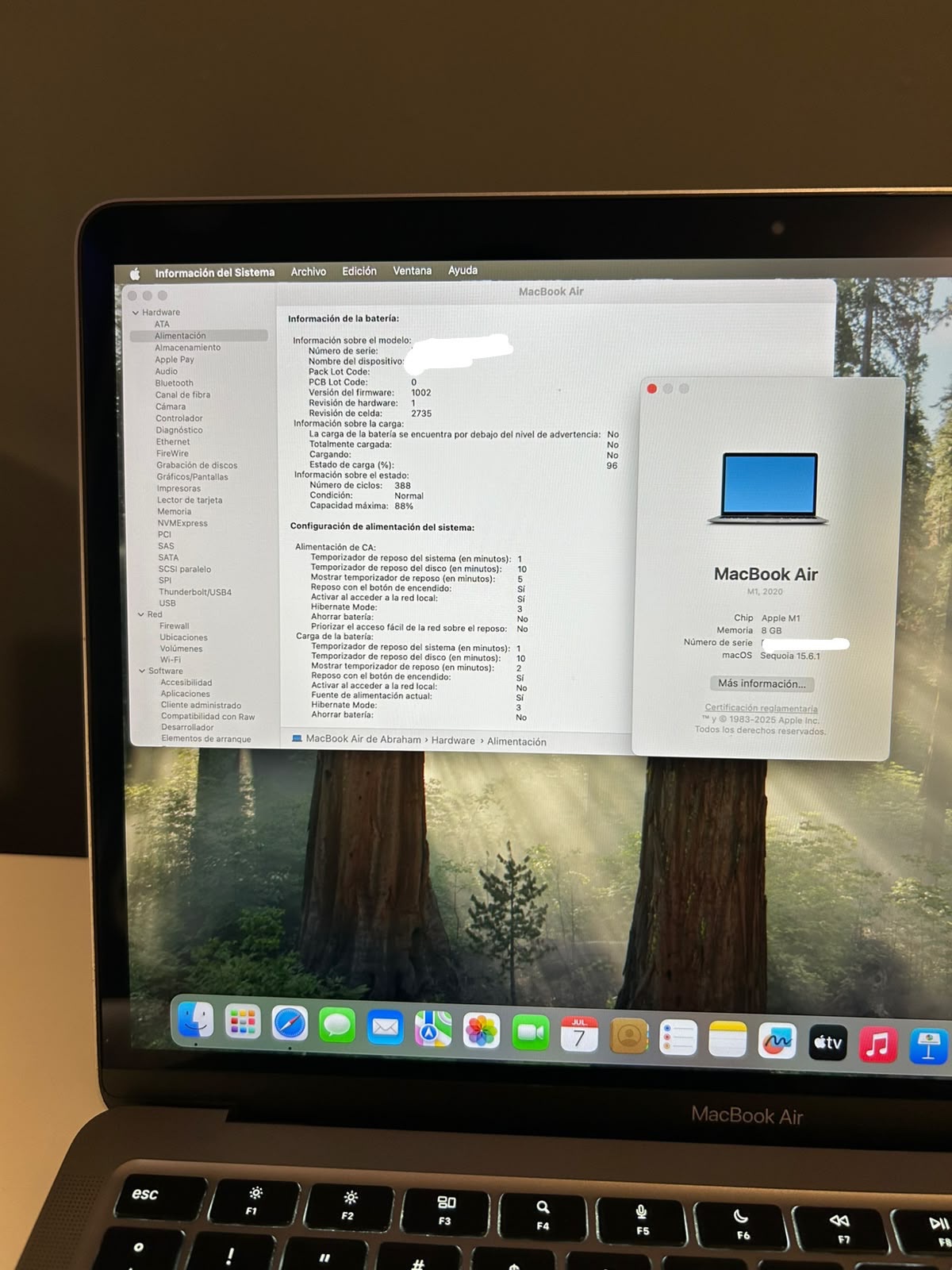 MacBook Air M1 13” 2020 256 GB 8 GB cod: 22089-13 - Imagen 11