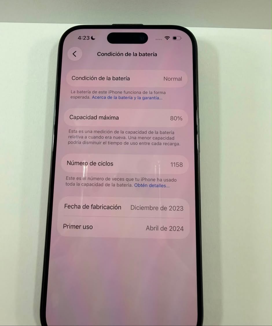 iPhone 15 Pro Titanio Azul 128 GB cod: 21978-13 - Imagen 10
